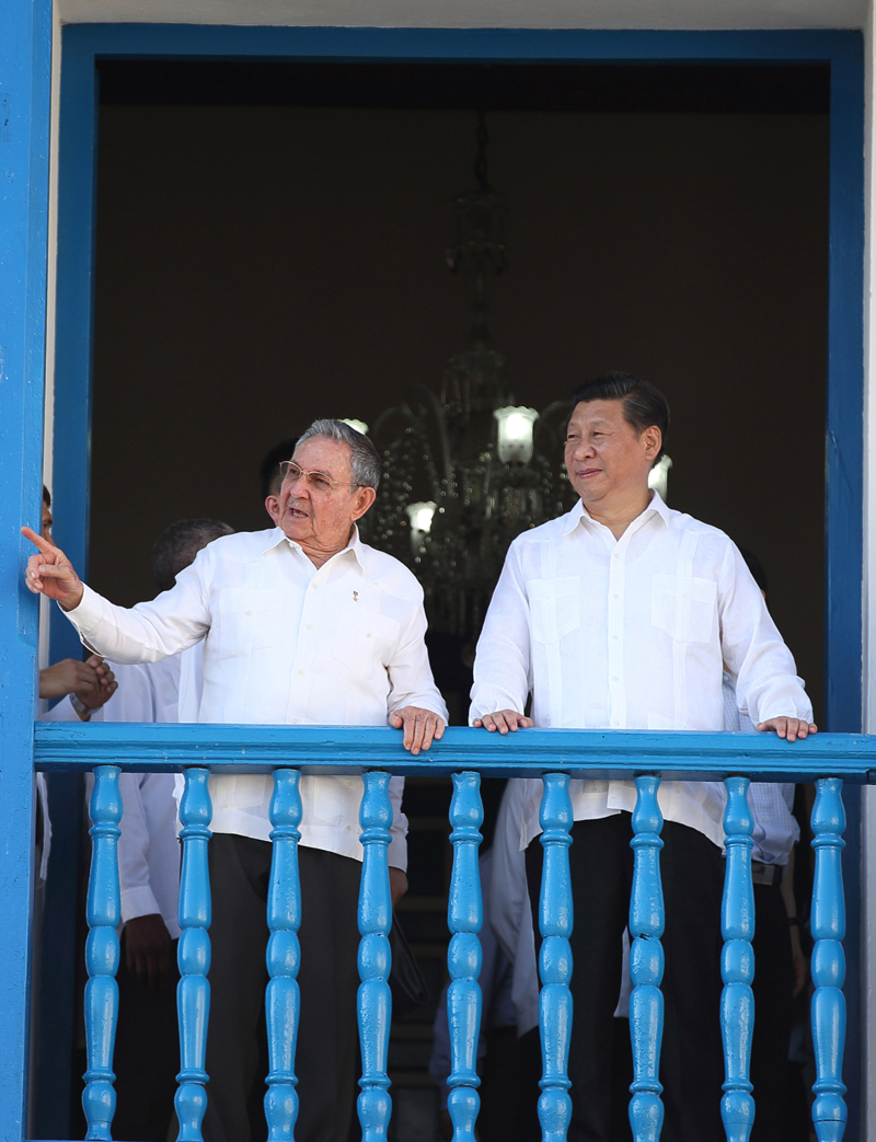 古巴国家主席看到满墙华为笑了古巴国家主席参观华为展示墙，笑容背后揭示的深层意义